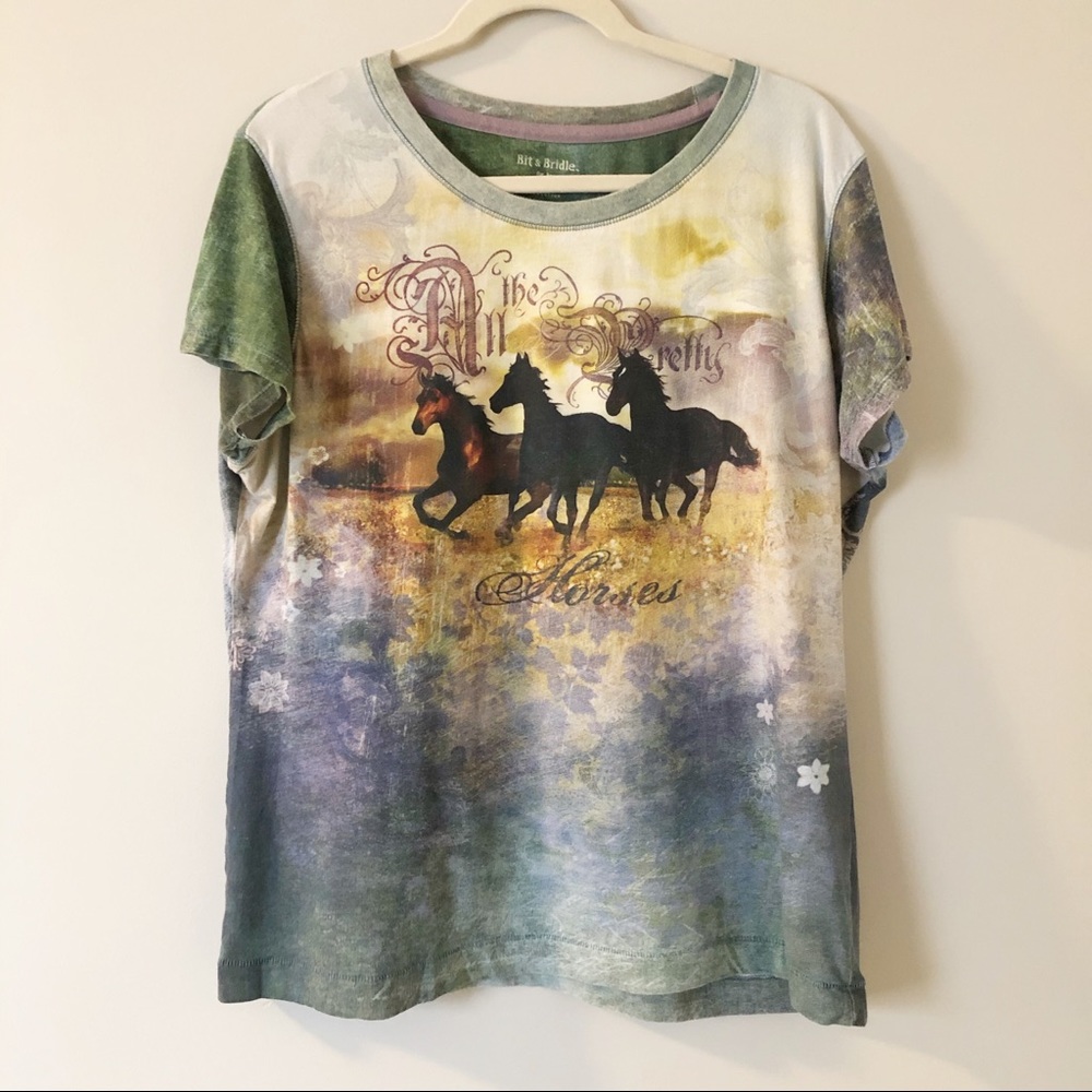 Bit & Bridle Horse Short Sleeve Shirt